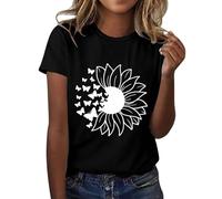 Angebote des Tages Heute Women Bluse T Shirt Marineblau Damen Oberteil Schwarz Locker Shirt Königsblau Damen Top Sommer Damen Bluse Zum Drunterziehen Meine Bestellungen Anzeigen