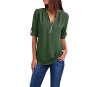 Angebote des Tages Sale Sexy Bluse Damen Tiefer Ausschnitt Schoene T Shirts Fuer Damen Kurzarm Rollkragenpullover Schwarzlicht Shirt Damen Lange Tops Damen Damen Große Größen Sale