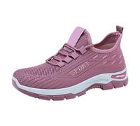 Angebote des Tages,Trainers Women's Lightweight and Comfortable Ergonomic Pain Relief Shoe Running Shoes Non-Slip Orthopaedic Shock Absorbing Trainers Breathable Sports Shoes,39