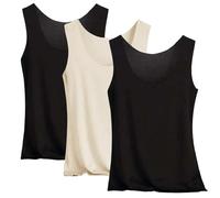Angebote Kleidung Meine Offene Rechnung Bei Einsehen 3er Pack Tank Top Damen Unterhemd Stretch Basic Tops Unterwäsche Hemden Enges Top Leicht Tanktop Sport Unterhemden Mädchen Must Have