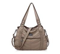 Angel Barcelo Roomy Fashion Hobo Womens Handbags Ladies Purse Satchel Shoulder Bags Tote Washed Leather Bag