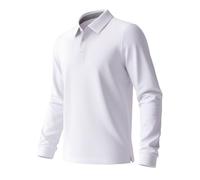 ANGEL CITIZ Pullover Für Herren Poloshirt Langarm Strickpullover Pullover Männer Business Regular Fit White XL