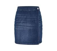 Angel of Style Damen große Größen Übergrößen Jeans-Skort, vorne halb wie EIN Rock, 5-Pocket, x Miamoda Dark Blue Denim 52 851627903-52