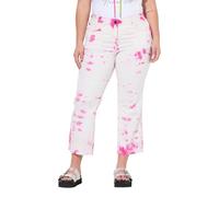 Angel of Style Damen große Größen Übergrößen Plus Size 7/8-Jeans Claire, Batikmuster, 5-Pocket blasspink 58 840587802-58
