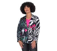 Angel of Style Damen große Größen Übergrößen Plus Size Blazer, Scuba, Basic Fit, Mustermix Khaki 46 843867113-46