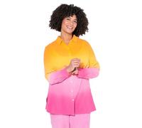 Angel of Style Damen große Größen Übergrößen Plus Size Bluse, Oversized, Musselin, Farbverlauf orange 44 839487650-44