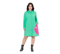 Angel of Style Damen große Größen Übergrößen Plus Size Hemdblusenkleid, A-Linie, Kreisdruck smaragd 54 840593431-54