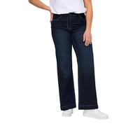 Angel of Style Damen große Größen Übergrößen Plus Size Jeans Nora, weit und gerade, Stretchkomfort, 4-Pocket dunkelblau 50 831926110-50