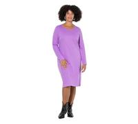 Angel of Style Damen große Größen Übergrößen Plus Size Jerseykleid, körpernahe A-Linie, Langarm lila 54 846650812-54