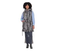 Angel of Style Damen große Größen Übergrößen Plus Size Long-Steppweste, Regular Fit, Leo. Zierbänder soft granit 50 843634305-50