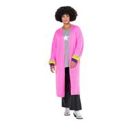 Angel of Style Damen große Größen Übergrößen Plus Size Long-Strickjacke, Rücken Peace-Motiv, offene Form neon Berry 46+ 836324586-46+