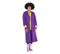 Angel of Style Damen große Größen Übergrößen Plus Size Long-Strickjacke, Rücken Peace-Motiv, offene Form violett 46+ 836324832-46+