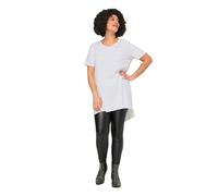 Angel of Style Damen große Größen Übergrößen Plus Size Longshirt, Bequeme Passform, Rundhals, Langarm schneeweiß 58 832033200-58