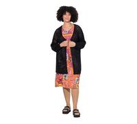 Angel of Style Damen große Größen Übergrößen Plus Size Strickjacke, Boxy Passform, Lochstrick mit Glitzer schwarz 46+ 841490100-46+