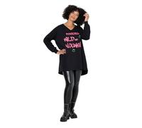 Angel of Style Damen große Größen Übergrößen Plus Size Sweatshirt, A-Linie, Grafitti-Schriftzug schwarz 54+ 845547100-54+