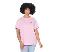 Angel of Style Damen große Größen Übergrößen Plus Size T-Shirt, Boxy Fit, Hummer Rückendruck, Halbarm rosa 50 851551502-50