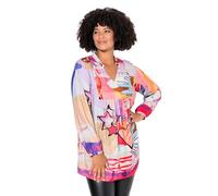 Angel of Style Damen große Größen Übergrößen Plus Size Tunika, A-Linie, Alloverdruck, Langarm tulpenrosa 56 837542500-56