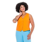 Angel of Style Damen große Größen Übergrößen Plus Size Weste, Anzug, V-Ausschnitt orange 56 835080650-56