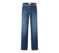 Relax-fit-Jeans ANGELS "LIZ WORKER", Damen, Gr. 42, Länge 30, mid blau used, Jeans, mit großen Vordertaschen und Fade-Out Effekten (51214908-42) mid blau used