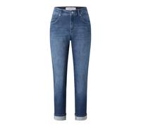 Angels Jeans Jeanshose Darleen Turn Up Crop Straight Fit mid blue used Größe 44/30