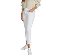 Angels Jeans Hose Ornella, 7/8, Organic Cotton, Label-Applikationen, Weiß, Gr. 42