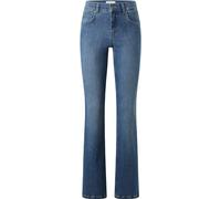 Angels Jeans Bootcut-Jeans Leni - mittelblaue Waschung mit Label-Applikationen Gr. 42/L31