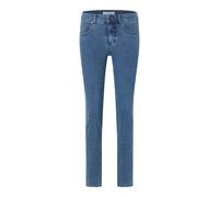 5-Pocket-Jeans ANGELS "CICI", Damen, Gr. 48, Länge 28, blau, Denim/Jeans, Obermaterial: 82% Baumwolle, 15% Polyester, 3% Elasthan, slim fit, Jeans 5-Pocket-Jeans, aus sportivem Denim (92316648-48) bla