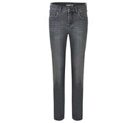 Angels Jeans Straight Fit Cici in grauer Used-Waschung D46-L30 Slim Fit