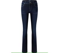 Angels Jeans Damen 5-Pocket Cici Slim Fit dunkelblauem Used-Look W46/L30