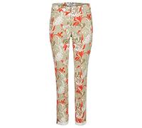 Angels Damen Ankle-Jeans ‚Ornella Decorate‘ mit Blumenmuster