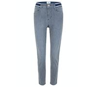 Angels Jeans Ankle Ornella Sporty in Blau mit Streifenmuster D38 Slim Fit