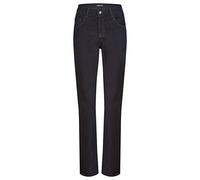 High-waist-Jeans ANGELS "DOLLY", Damen, Gr. 38, Länge 32, blau (blau blau), Denim/Jeans, Obermaterial: 78% Baumwolle, 21% Polyester, 1% Elasthan, unifarben, straight fit lang, Jeans, im klassichen 5-P