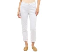 Angels Darleen Crop Jeans in Weiß mit Straight Fit D38 / L28 Straight Fit
