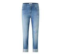 ANGELS DARLEEN CROP TU FRINGE light blue used destroyed 350 8143.3488 - WEST COAST DENIM 46 L30