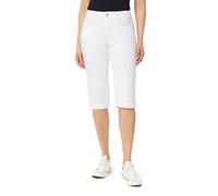 Angels Forever Young Damen 360 Sculpt 17" Capri Jeans, Weiss/opulenter Garten, 46