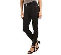 Angels Forever Young Damen Curvy Skinny Jeans, Onyx Black Legacy, 40