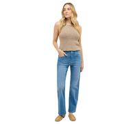 Straight-Jeans ANGELS "LARA" Gr. 44, Länge 31, tblueused Damen Jeans Gerade Wide Leg (71596850-44)