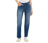 Angels Jeans Lara Straight mit Gürtel in Mittelblau D34 / L28 Straight Fit
