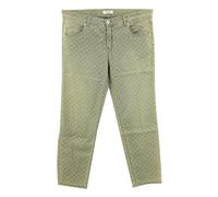 ANGELS Jeans, Ornella 7/8 Ankle, 7/8 Damen Jeans Hose Stretchdenim Grau Bedruckt D 44 W 34 L 28