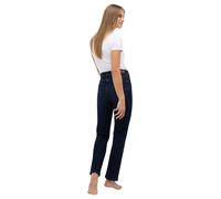 Slim-fit-Jeans ANGELS "Cici", Damen, Gr. 42, Länge 28, blau (schwarz indigo used), Denim/Jeans, Obermaterial: 92% Baumwolle, 6% Polyester, 2% Elasthan, slim fit, Jeans Slim-fit-Jeans (98227223-42) sch