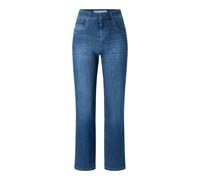 Stretch-Jeans ANGELS "ANGELSLara", Damen, Gr. 48, Länge 30, blau (mid blau used), Denim/Jeans, Obermaterial: 92% Baumwolle, 6% Polyester, 2% Elasthan, weit lang, Jeans (35099156-48) mid blau used