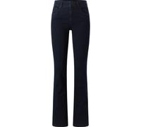 Bootcut-Jeans ANGELS "LENI", Damen, Gr. 34, Länge 31, blau (night blau), Denim/Jeans, Obermaterial: 92% Baumwolle, 6% Polyester, 2% Elasthan, casual, bootcut fit, Jeans (23346325-34) night blau