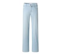 Angels Jeans 5-Pocket-Jeans Liz City Damen Relaxed Fit Bleached Blau Used mit Gürtel Gr. 42/L30