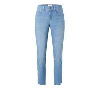 Ankle-Jeans ANGELS "ORNELLA SPARKLE", Damen, Gr. 46, N-Gr, blau (light blau used), Denim/Jeans, Obermaterial: 90% Baumwolle, 8% Polyester, 2% Elasthan, unifarben, casual, slim fit 7/8-Länge, Jeans, mi