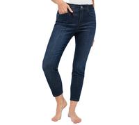 7/8-Jeans ANGELS "ORNELLA SPORTY", Damen, Gr. 38, Länge 26, blau (schwarz indigo used), Denim/Jeans, Obermaterial: 92% Baumwolle, 6% Polyester, 2% Elasthan, slim fit 7/8-Länge, Jeans, 7/8-Länge, Slim