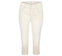 Bequeme Jeans AENGELS "AENGELS Anacapri", Damen, Gr. 40, Normalgrößen, light beige used, 89% Baumwolle, 8% Polyester, 3% Elasthan, unifarben, casual, Jeans (84244800-40) light beige used