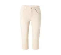 Bequeme Jeans AENGELS "AENGELS Anacapri", Damen, Gr. 40, Normalgrößen, light beige used, 89% Baumwolle, 8% Polyester, 3% Elasthan, unifarben, casual, Jeans (84244800-40) light beige used