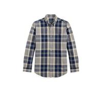 Angerautes Custom-Fit Oxfordhemd L Cream