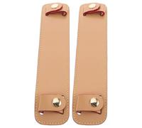 Angoily 2 Stück Leder-Gurtpolster für Taschen: Abnehmbarer Griffpolsterschutz für Geldbörsen - Schulterpolster für Sling- und Crossbody-Einkaufstaschen