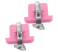 Angoily 2 Stück Magnetischer Nähmaschinenführung mit Maßverstellung Verstellbarer Polygonal-saumlineal Präzise Stoffkontrolle Zeitsparend Einfach zu Befestigen für Quilten und Exaktes